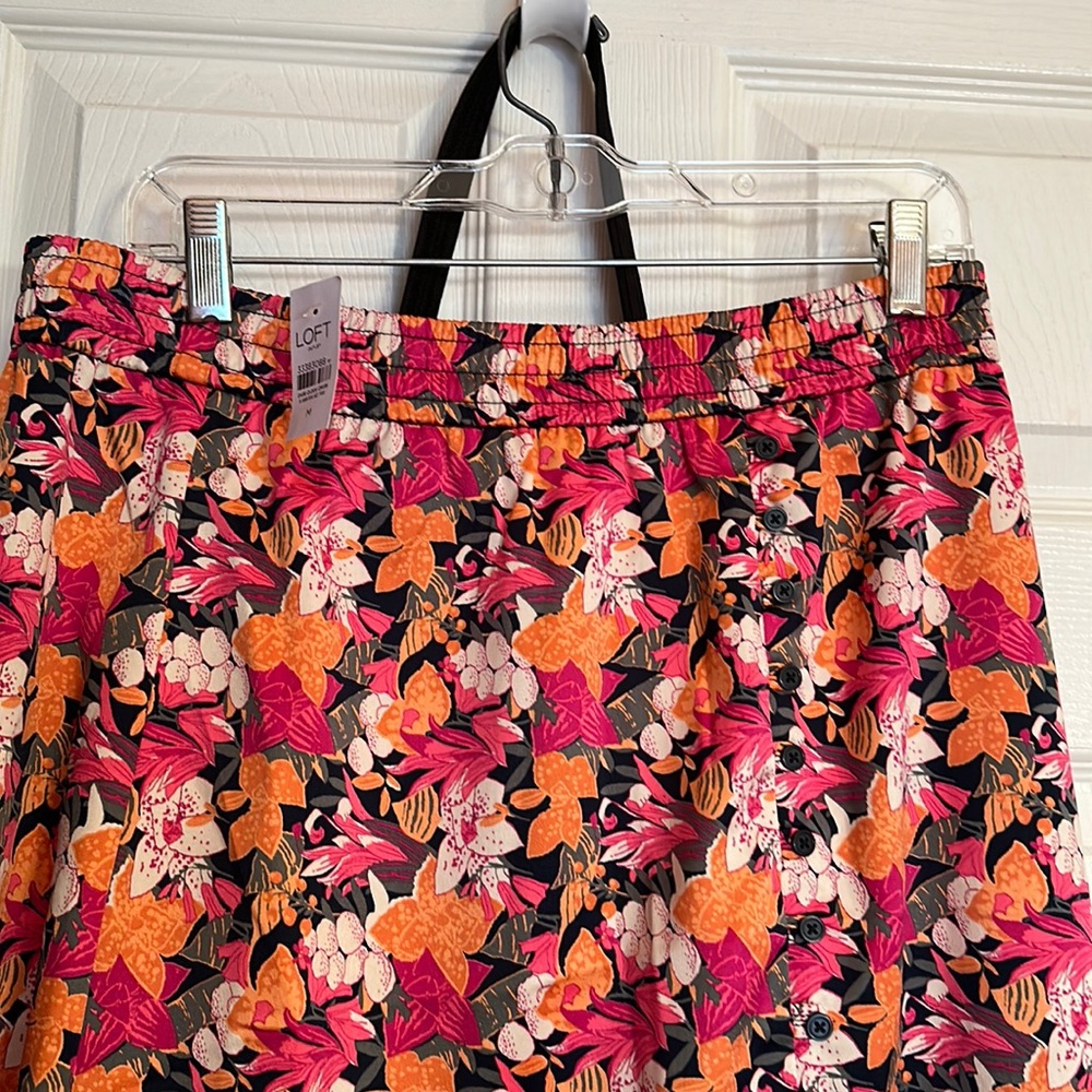 Loft floral skirt